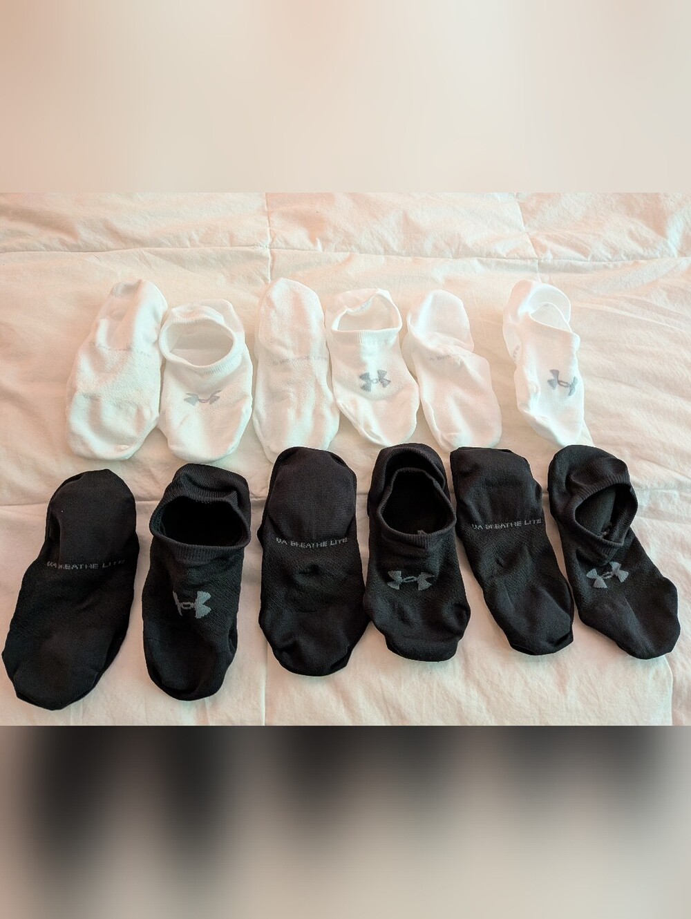 Women's Under Armour Breathe Lite No-Show Athletic Socks Size 6-10 NWOT
